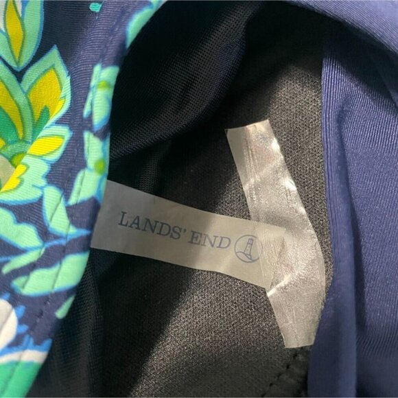 Lands' End Size 4 Tankini Top Swimwear Swimsuit Beach Floral Colorful - Picture 5 of 6